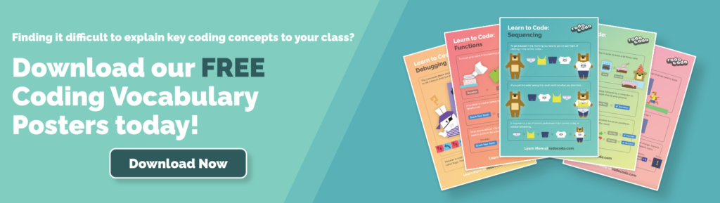 free coding posters vocabulary for schools